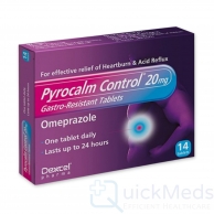 Pyrocalm Control 20mg - 14 Tablets 