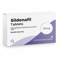 Sildenafil 25mg Tablets (Pack of 4)