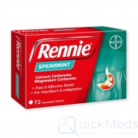Rennie Spearmint - 72 Tablets 