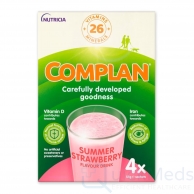 Complan Strawberry Nutritional Drink - 4 x 55g Sachets