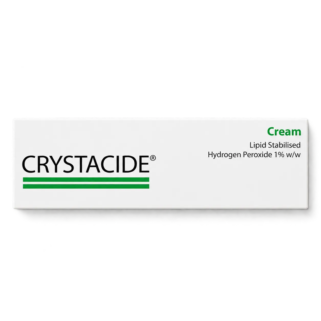 Crystacide (Hydrogen Peroxide 1%) Cream 25g